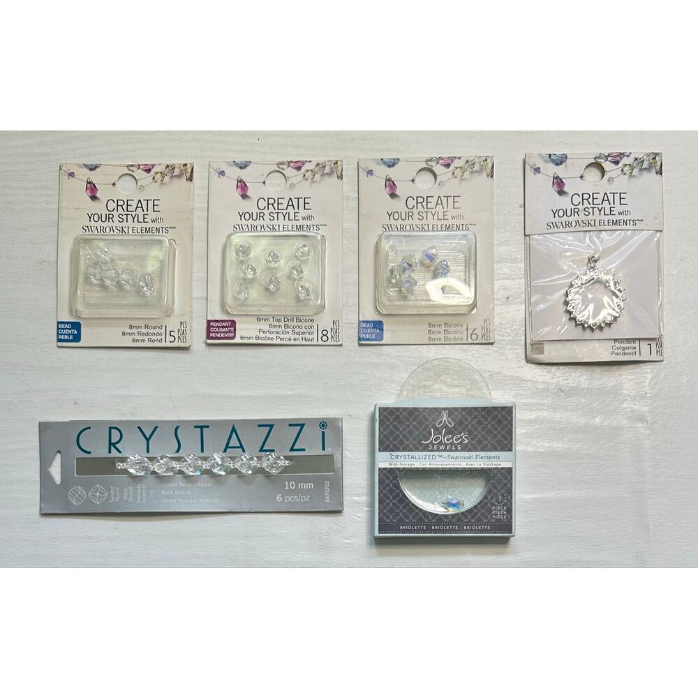 Swarovski Crystal Jewelry Making Bead Lot NIP